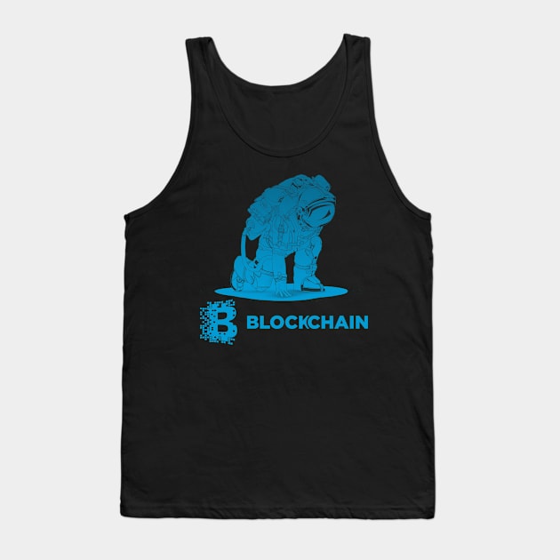 Blockchain coin Crypto coin Crytopcurrency Tank Top by JayD World